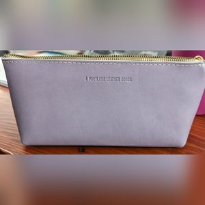Portland Leather Eclipse Makeup Bag lavender 🪻 🌈 🦄